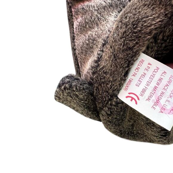 Beanie Baby Ty Trumpet the elephant, gray with tag - Picture 8 of 10